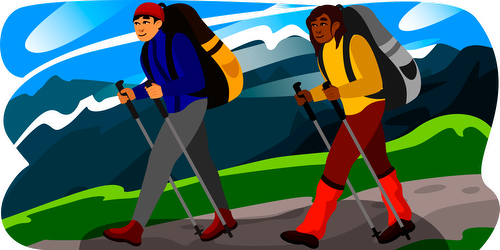 Illustrasjon for Turgåing
